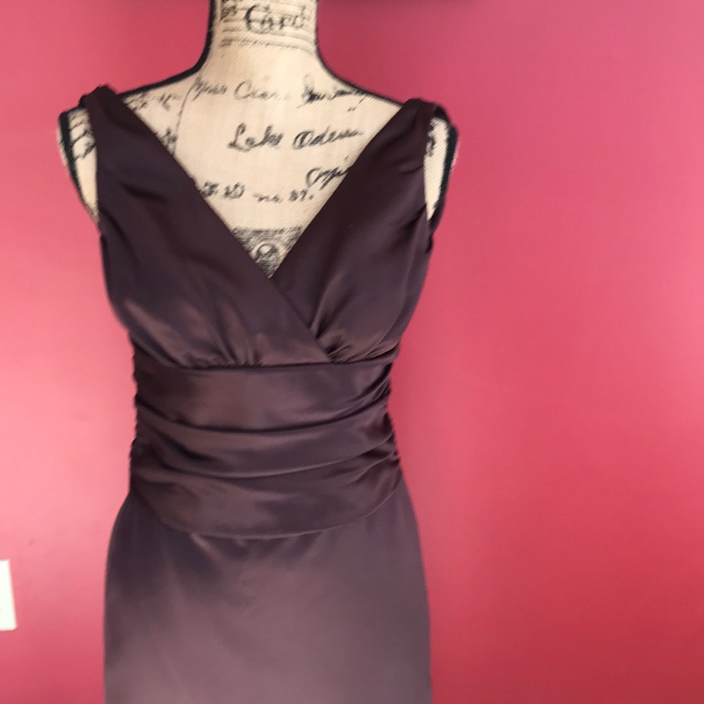 Elegant chocolate brown evening dress!